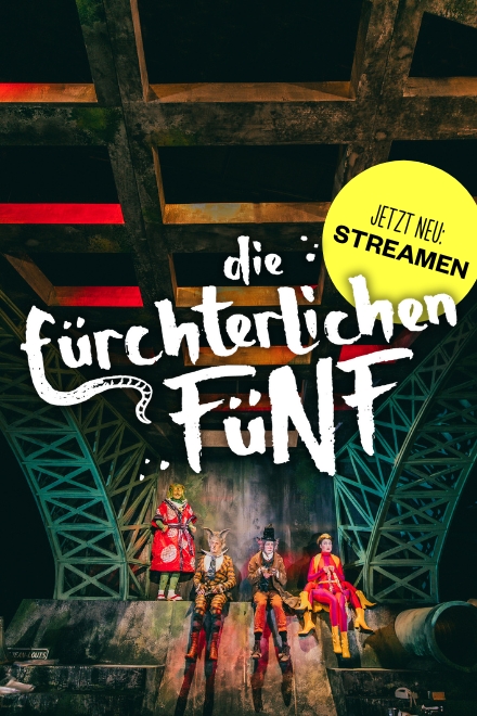 Next Liberty Kindertheater in Graz_Inszenierungsfoto DIE FÜRCHTERLICHEN FÜNF