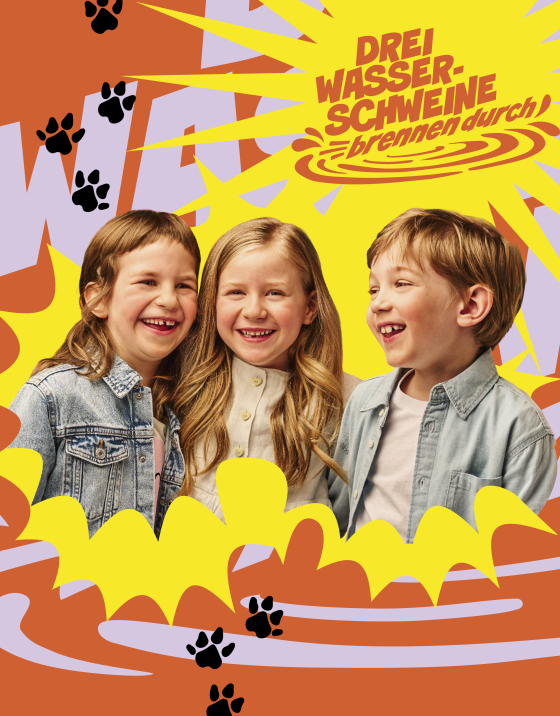 Next Liberty_Kindertheater in Graz_Stücksujet DREI WASSERSCHWEINE BRENNEN DURCH (c) Lex Karelly