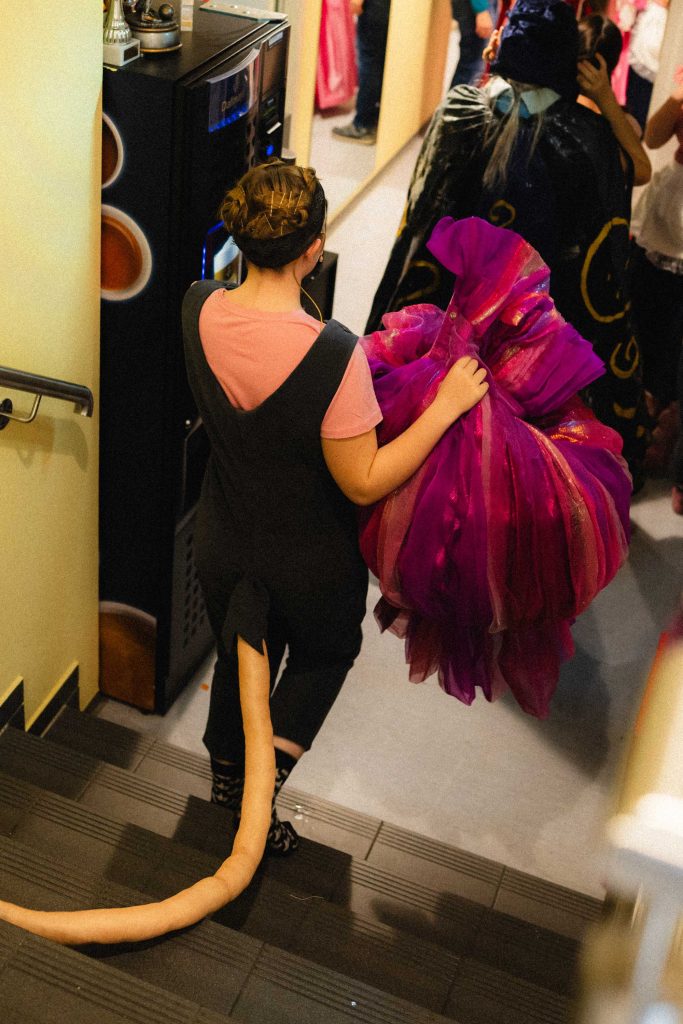 Next Liberty_Kinder- und Jugendtheater in Graz_Mariagrüner Kindertheater-Musical ES WAR EINMAL_Backstagefoto (c) Stella